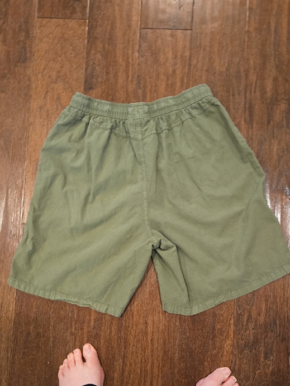 Karen Scott  Olive Green Drawstring Shorts - Picture 5 of 8
